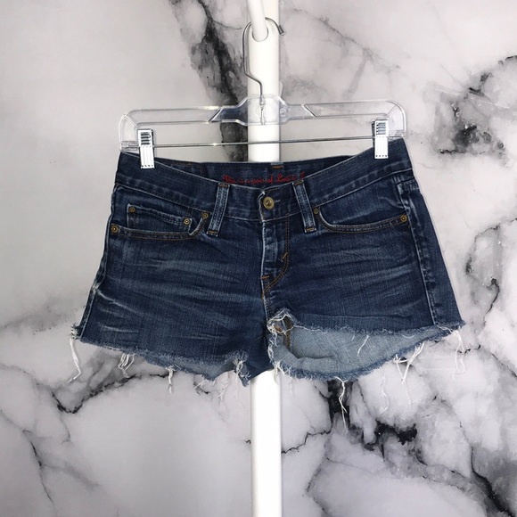Levi's Pants - 🦋LEVIS🦋 ultra low skinny cut off jean shorts